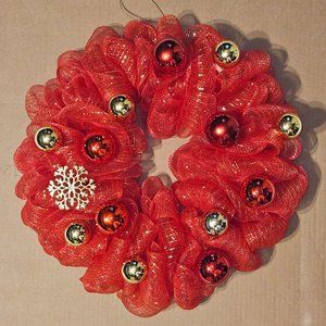 Deco Mesh Wreath